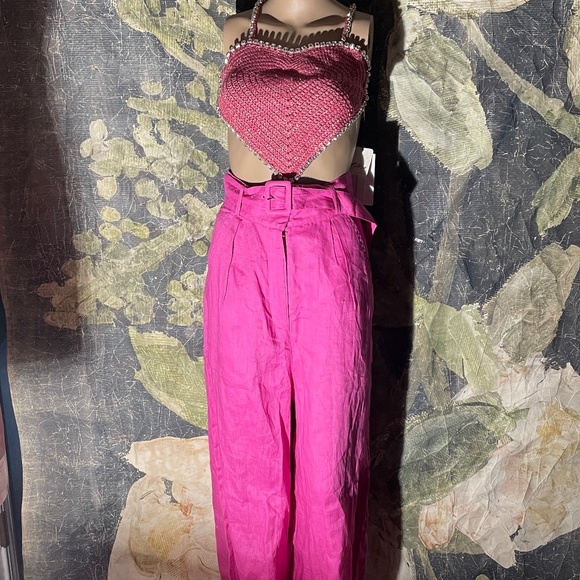 Lisa Maree Delicate Dreams Heart Knit w/ Beyond /belief Linen Pants Set - Picture 2 of 8